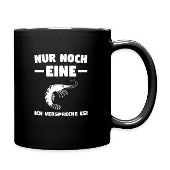 Garnele Garnelen Shrimp Shrimps Aquarium Geschenk - Tasse einfarbig - Schwarz - Rechts