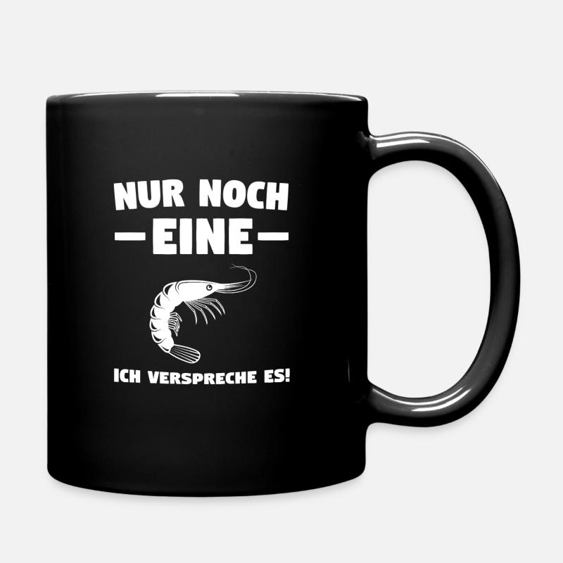 Garnele Garnelen Shrimp Shrimps Aquarium Geschenk - Tasse einfarbig - Schwarz