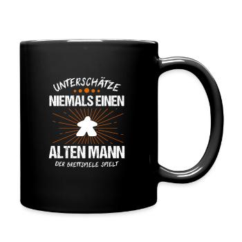 Brettspiel Board Game Brettspiel Spiele Geschenk - Tasse einfarbig - Schwarz - Rechts