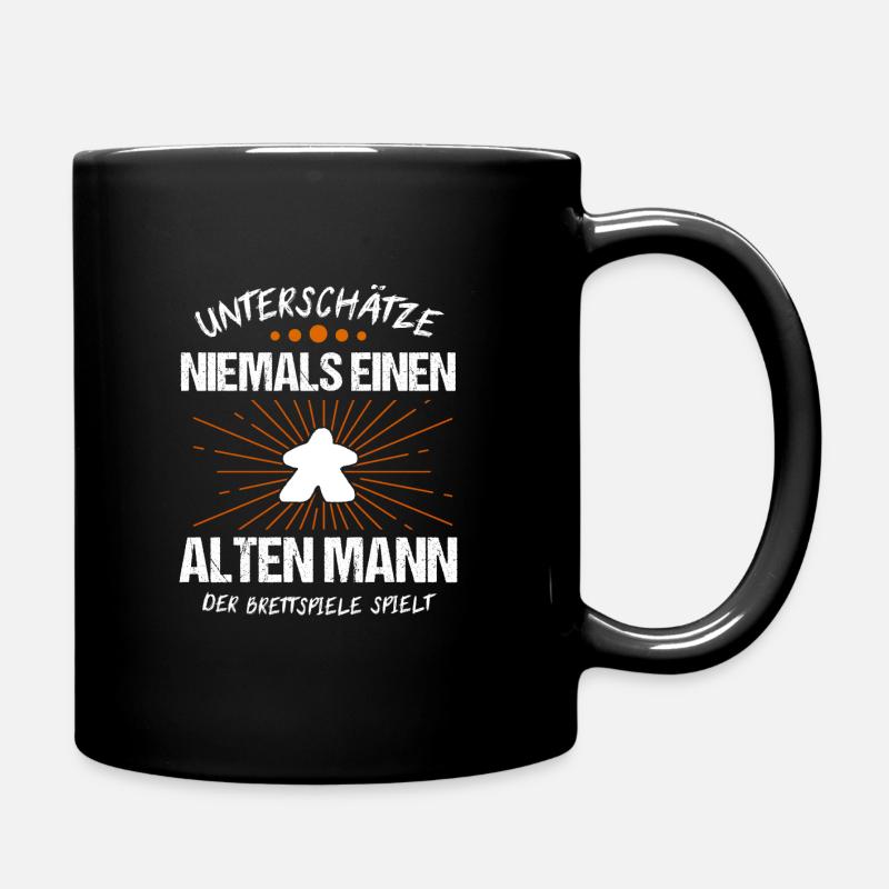 Brettspiel Board Game Brettspiel Spiele Geschenk - Tasse einfarbig - Schwarz