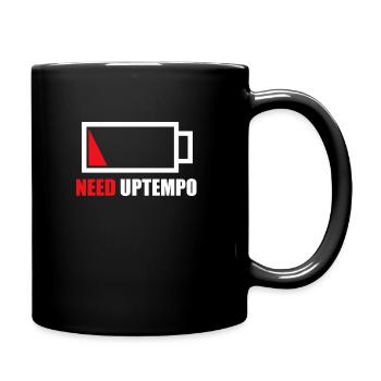 Uptempo Techno 200 BPM Gift - Full Colour Mug - black - Right