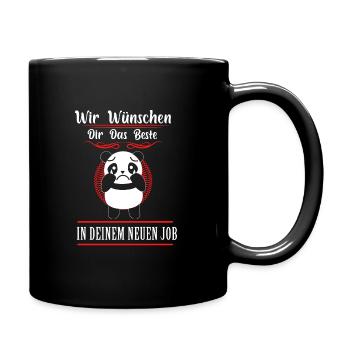 Jobwechsel Mitarbeiter Abschied Bester Kollege - Tasse einfarbig - Schwarz - Rechts