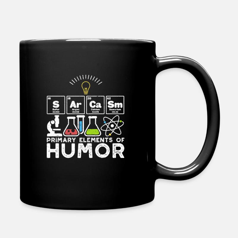 Sarcasm Primary Elements Of Humor - Sarkasmus - Tasse einfarbig - Schwarz