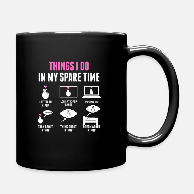 Cadeau Kpop Kpop Merch Corée du Sud - Mug uni - noir