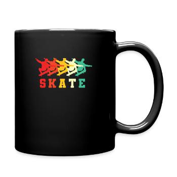 Skateboardeurs de skateboard - Mug uni - noir - Droite