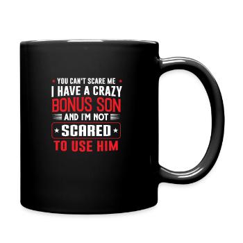 Bonus Papa Bonus Sohn Bonus Papa Bonus-Vater - Tasse einfarbig - Schwarz - Rechts