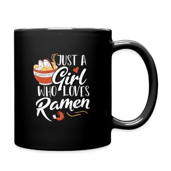Juste une fille qui aime les ramen - Ramen - Mug uni - noir - Droite