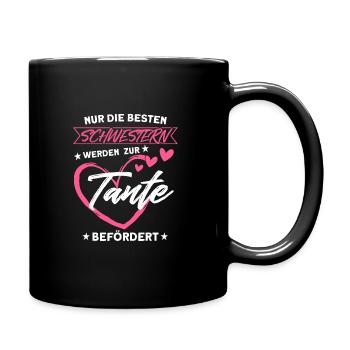Aunt Sister Sibling Gift - Full Colour Mug - black - Right