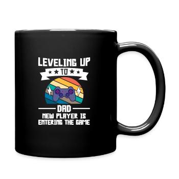 Dad's Dad Dad Gift - Full Colour Mug - black - Right