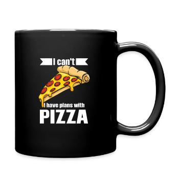 Pizza Pizzas Pizza Lovers Gift - Full Colour Mug - black - Right