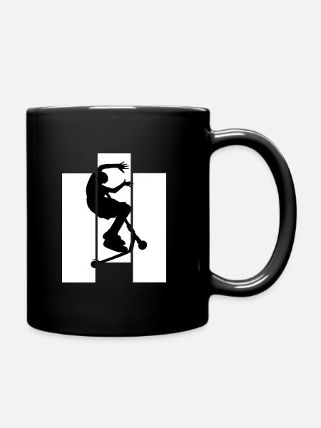 trottinette freestyle - Mug uni - noir
