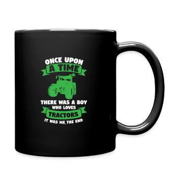 Tractor Boy Farming Tractor Boy Gift - Full Colour Mug - black - Right