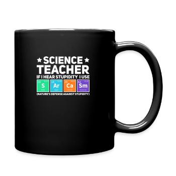 Teacher of Science Teacher Teacher - Full Colour Mug - black - Right