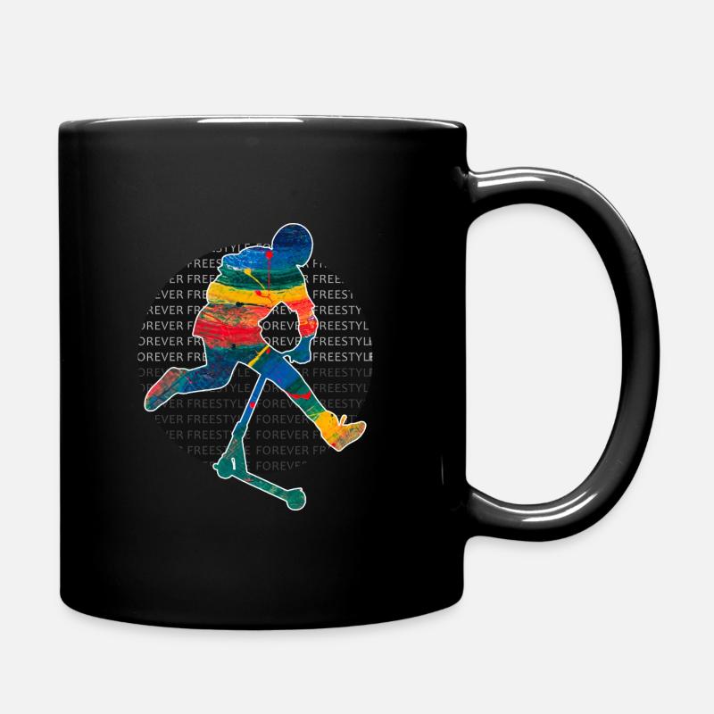 trottinette freestyle - Mug uni - noir