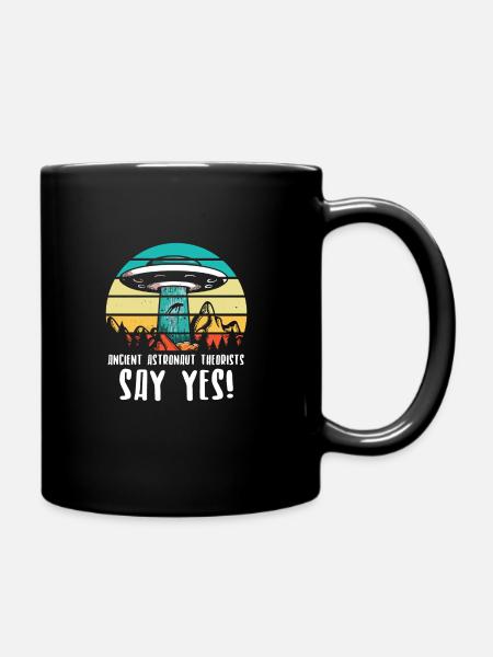 Aliens Aliens Geschenk - Tasse einfarbig - Schwarz