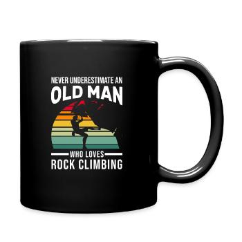 Escalade Old Man Escalade Old Man cadeau - Mug uni - noir - Droite