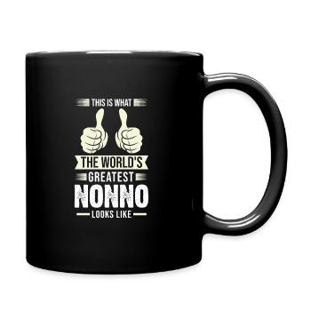 Grand-père Nonno Cadeau italien - Mug uni - noir - Droite