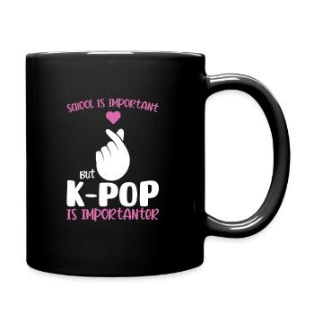 K-Pop K-Pop cadeau coréen - Mug uni - noir - Droite