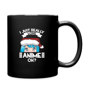 Anime Design Japanese Caricature Gift - Full Colour Mug - black - Right