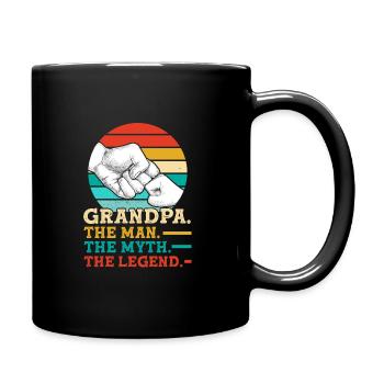 Cadeau grand-père grand-père - Mug uni - noir - Droite