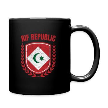 République du Rif - Mug uni - noir - Droite