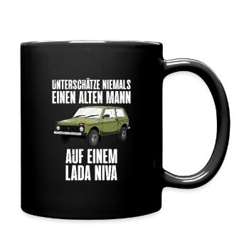 Lada Niva 4x4 Tout-terrain Véhicule Tout-Terrain URSS - Mug uni - noir - Droite