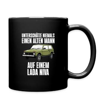 Lada Niva 4x4 Tout-terrain Véhicule Tout-Terrain URSS - Mug uni - noir - Droite