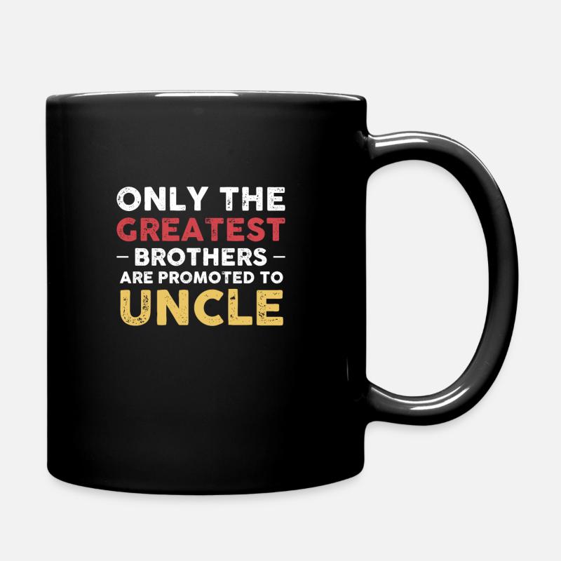 Onkel Onkel Geschenk - Ensfarvet krus - sort