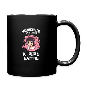 K-Pop-K-Pop-Merch K-Pop-Waren Geschenk - Tasse einfarbig - Schwarz - Rechts