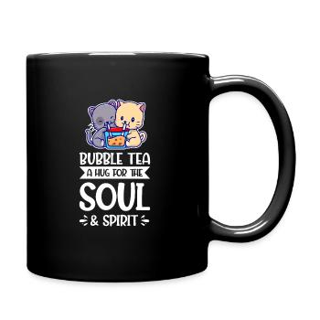 bubble tea Bubble Tea Merch Bubble Tea - Tasse einfarbig - Schwarz - Rechts