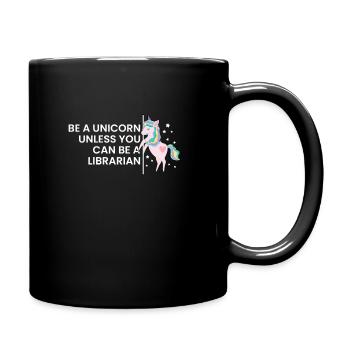 Bibliothek Bibliothekar Bibliotheken Geschenk - Tasse einfarbig - Schwarz - Rechts