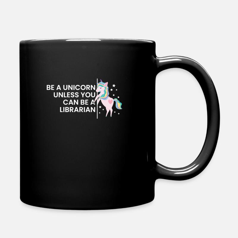 Bibliothek Bibliothekar Bibliotheken Geschenk - Tasse einfarbig - Schwarz