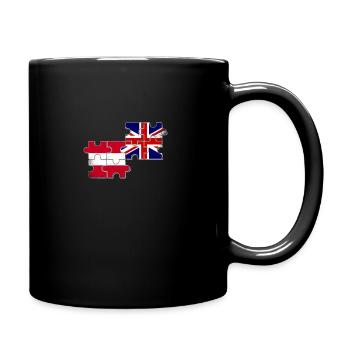 Autriche Drapeau du Royaume-Uni Autrichien britannique - Mug uni - noir - Droite