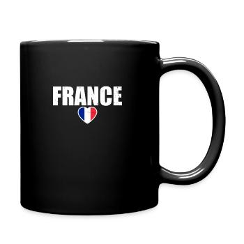 France France Français fier Français - Mug uni - noir - Droite