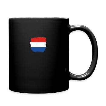 Netherlands Dutch flag Dutch - Full Colour Mug - black - Right