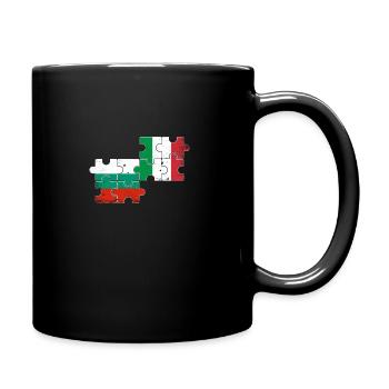 Bulgarien Italien Vintage Flagge Bulgare - Tasse einfarbig - Schwarz - Rechts