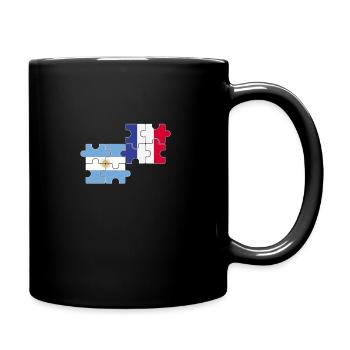 Argentine France Drapeau Argentine - Mug uni - noir - Droite