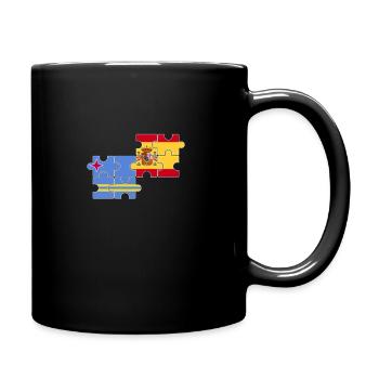 Aruba Spain Flag Spanish Aruban - Full Colour Mug - black - Right