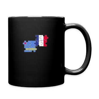 Aruba France Flag Aruban - Full Colour Mug - black - Right
