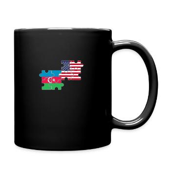 Azerbaïdjan USA Drapeau Azerbaïdjanais - Mug uni - noir - Droite