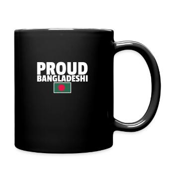 Proud Bangladeshi Flag Bangladesh - Full Colour Mug - black - Right