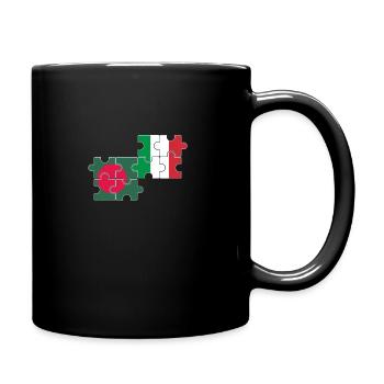 Bangladesh Italy Flag Bangladeshis - Full Colour Mug - black - Right