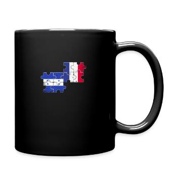 Honduras France Vintage Flag Honduran - Full Colour Mug - black - Right