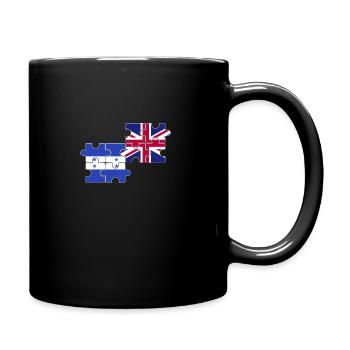 Honduras UK Flag British Honduran - Full Colour Mug - black - Right