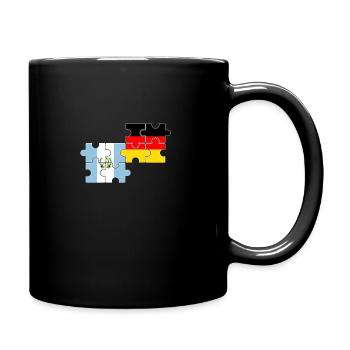 Guatemala Germany Flag German Guatemalan - Full Colour Mug - black - Right