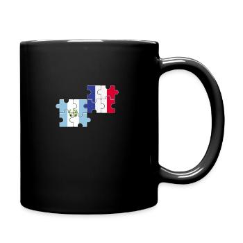 Guatemala France Flag Guatemala - Full Colour Mug - black - Right