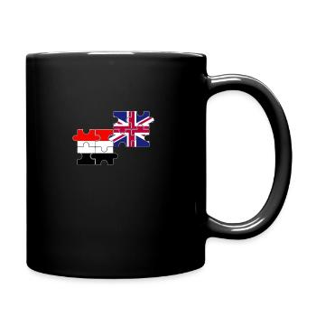 Jemen UK Flagge Britisch Jemenitisch - Tasse einfarbig - Schwarz - Rechts