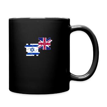Israël Drapeau du Royaume-Uni Israélien britannique - Mug uni - noir - Droite