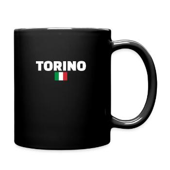 Torino Italy Italian flag Italian - Full Colour Mug - black - Right