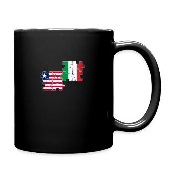 Liberia Italie Vintage Flag Liberian - Mug uni - noir - Droite